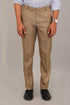 Veshbhoshaa Bluebird Men'S Tan Formal Trouser
