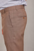 Veshbhoshaa Bluebird Men'S Dark Tan Formal Trouser