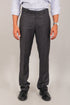 Veshbhoshaa Bluebird Men'S Ash Black Formal Trouser