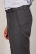 Veshbhoshaa Bluebird Men'S Ash Black Formal Trouser