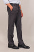 Veshbhoshaa Bluebird Men'S Ash Black Formal Trouser