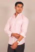 Veshbhoshaa Bluebird Men'S Light Pink Check Shirt