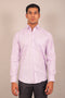 Veshbhoshaa Bluebird Men'S Light Puple Check Shirt