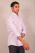 Veshbhoshaa Bluebird Men'S Light Puple Check Shirt