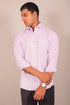 Veshbhoshaa Bluebird Men'S Light Puple Check Shirt
