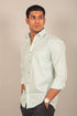 Veshbhoshaa Bluebird Men'S Light Green Check Shirt