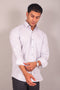 Veshbhoshaa Bluebird Men'S Light Slate Grey Check Shirt