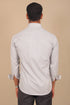 Veshbhoshaa Bluebird Men'S Light Grey Check Shirt