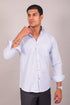 Veshbhoshaa Bluebird Men'S Sky Blue Check Shirt