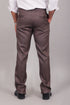 Veshbhoshaa Bluebird Men'S Brown Formal Trouser