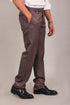 Veshbhoshaa Bluebird Men'S Brown Formal Trouser
