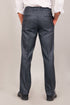 Veshbhoshaa Bluebird Men'S Dark Blue Grey Formal Trouser