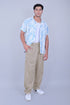Veshbhoshaa Bluebird Korean Pleated Pant Beige Color