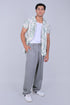 Veshbhoshaa Bluebird Korean Pleated Pant Grey Color