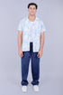 Veshbhoshaa Bluebird Korean Pleated Pant Blue Color