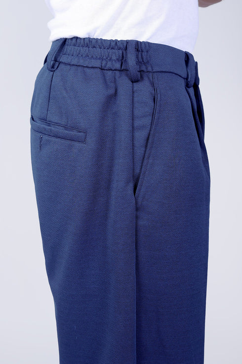Veshbhoshaa Bluebird Korean Pleated Pant Blue Color