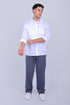 Veshbhoshaa Bluebird Korean Pleated Pant Grey Color