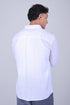 Veshbhoshaa Bluebird Men'S Double Pocket White Linen Shirt
