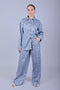 Veshbhoshaa Bluebird Women'S Printed Co-Ord Set Rock Blue