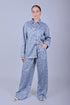 Veshbhoshaa Bluebird Women'S Printed Co-Ord Set Rock Blue