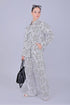 Veshbhoshaa Bluebird Women'S Printed Co-Ord Set Black And White