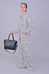 Veshbhoshaa Bluebird Women'S Printed Co-Ord Set Black And White