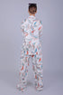 Veshbhoshaa Bluebird Women'S Printed Co-Ord Set White Orange Leaf