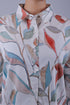 Veshbhoshaa Bluebird Women'S Printed Co-Ord Set White Orange Leaf