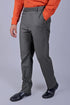 Veshbhoshaa Bluebird Men'S Slate Grey Stretch Band Trousers
