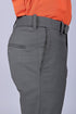 Veshbhoshaa Bluebird Men'S Slate Grey Stretch Band Trousers