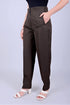 Veshbhoshaa Bluebird Women'S High-Waist Brown Trouser