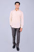 Veshbhoshaa Bluebird Cream Men'S Office Shirt