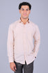 Veshbhoshaa Bluebird Cream Men'S Office Shirt