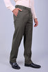 Veshbhoshaa Bluebird Men'S Grey Stretch Band Trousers