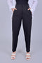 Veshbhoshaa Bluebird Women'S High-Waist Black Trouser