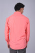 Veshbhoshaa Bluebird Flamingo Pink Men'S Office Shirt