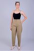 Veshbhoshaa Bluebird Women'S High-Waist Light Brown Trouser
