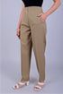 Veshbhoshaa Bluebird Women'S High-Waist Light Brown Trouser