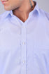 Veshbhoshaa Bluebird Men'S Light Blue Stripe Shirt