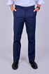 Veshbhoshaa Bluebird Men'S Blue Stretch Band Trousers
