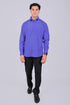 Veshbhoshaa Bluebird Serene Blue Men'S Office Shirt