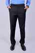Veshbhoshaa Bluebird Men'S Black Stretch Band Trousers