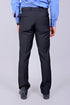 Veshbhoshaa Bluebird Men'S Black Stretch Band Trousers