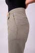 Veshbhoshaa Bluebird Women'S Stone Grey Check Formal Trouser Comfort Fit