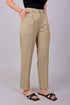 Veshbhoshaa Bluebird Women'S Clay Check Formal Trouser Comfort Fit