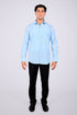 Veshbhoshaa Bluebird Sky Blue Men'S Office Shirt