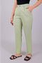 Veshbhoshaa Bluebird Green Houndstooth Check Formal Trouser Comfort Fit