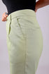 Veshbhoshaa Bluebird Green Houndstooth Check Formal Trouser Comfort Fit