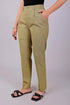 Veshbhoshaa Bluebird Sand Glen Plaid Formal Trouser Comfort Fit