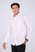 Veshbhoshaa Bluebird Timeless White Men'S Office Shirt